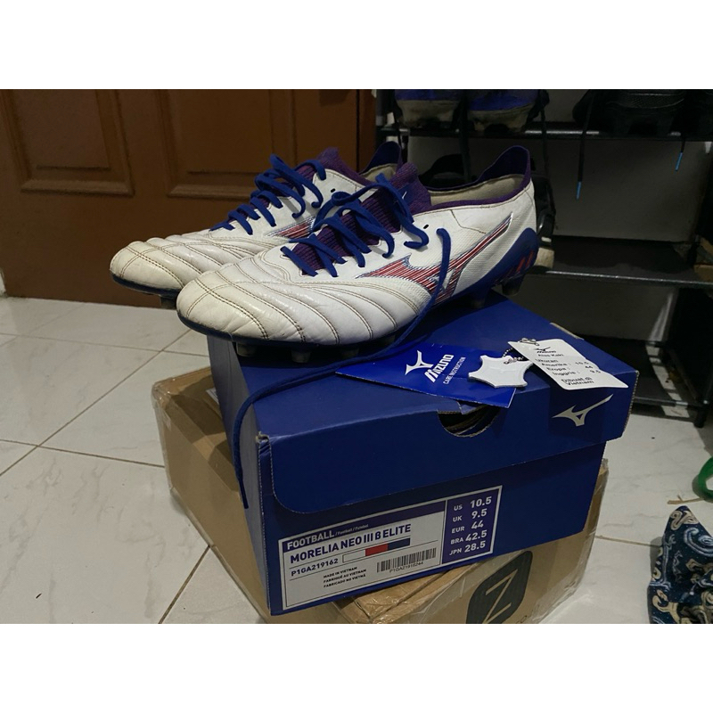 sepatu bola mizuno morelia neo iii beta elite miv bekas bagus