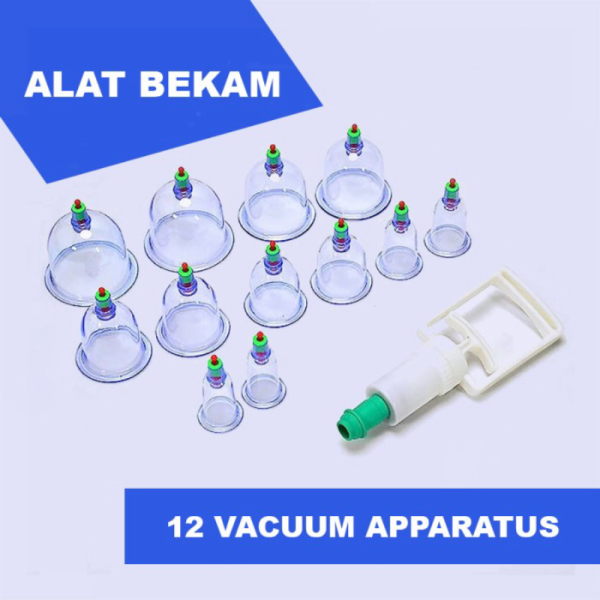Promo Alat Bekam 12 Kop Angin Vacuum Apparatus Cup Berkualitas