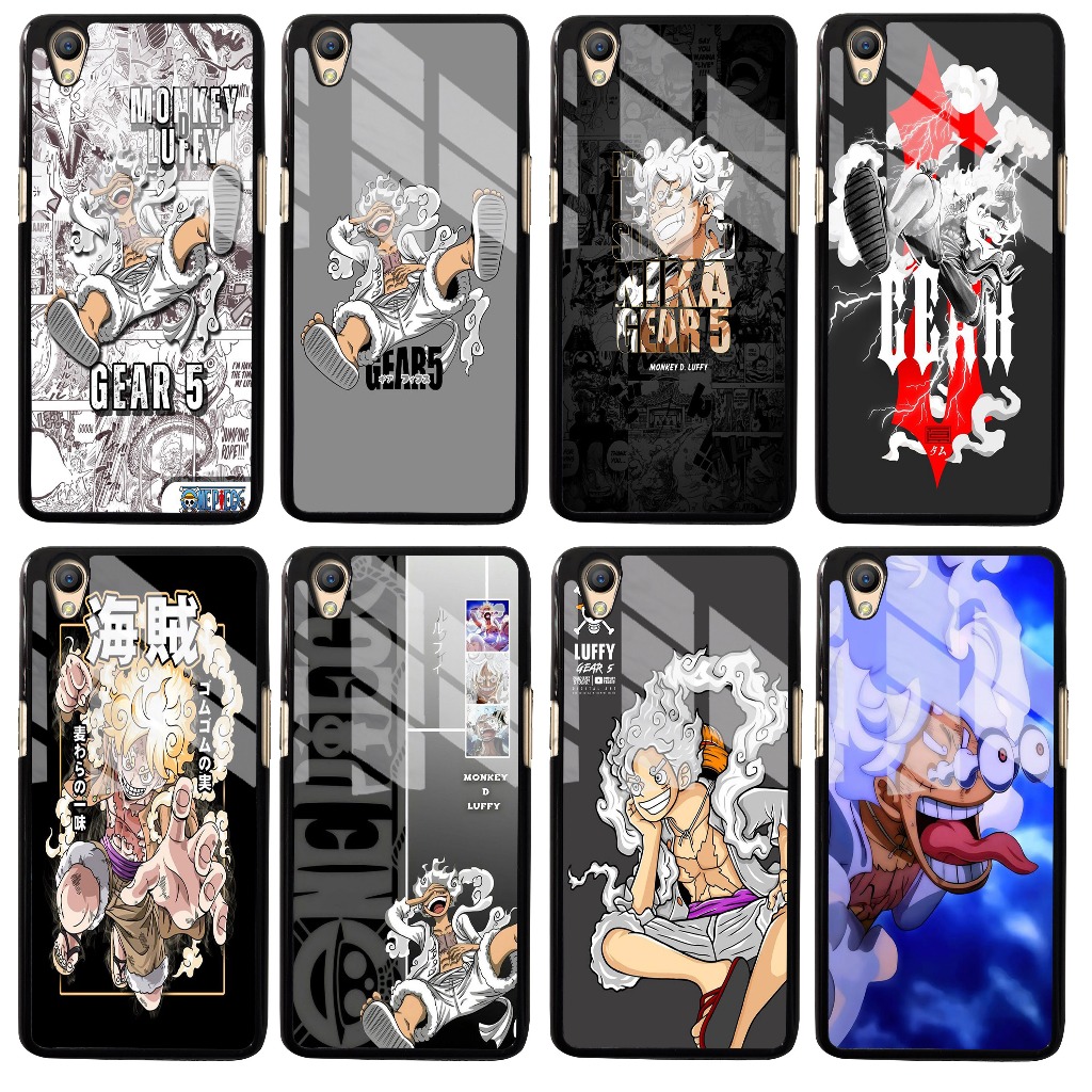 Nelcel Case Oppo A37 A37F NEO 9 Casing Oppo A37 A37F NEO 9 Motif One Piece Luffy Gear 5 Case Glossy 