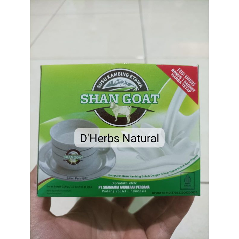 

Sukam Etawa Shan Goat 10 sachet @ 20 gr