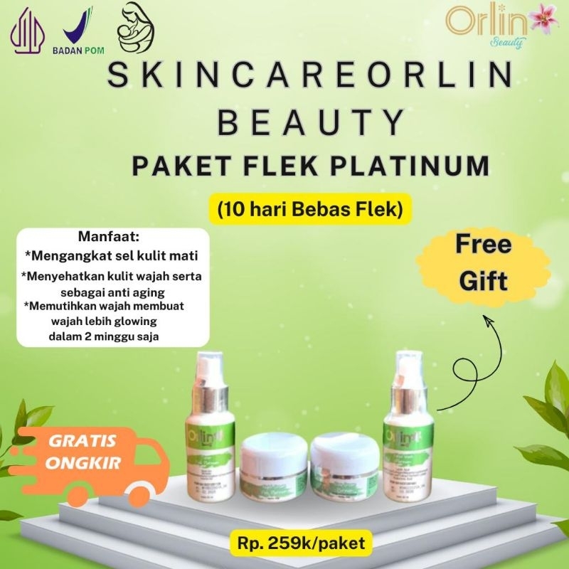 PAKET FLEK PLATINUM ORLIN BEAUTY / PAKET ULTIMET PLATINUM ORLIN BEAUTY /CRIM FLEK/CRIM FLEK BPOM