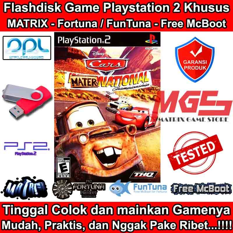 Flashdisk Game PS2 PS 2 Cars Mater-National Championship