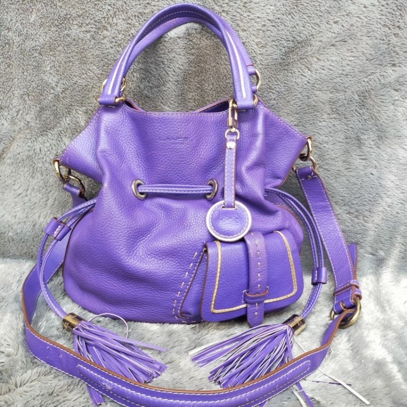 Tas serut kulit asli brand Lancel Paris