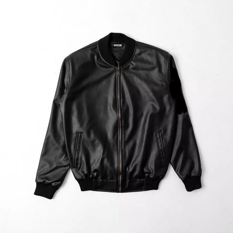 Jaket Kulit Bomber Viena Casual Jacket bomber kulit pria wanita Jaket Bomber Pria Jaket Kulit keren