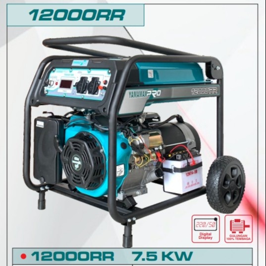 Generator Yamamax Pro 12000 4 Tak Rubicon Genset 7500 Watt Bensin