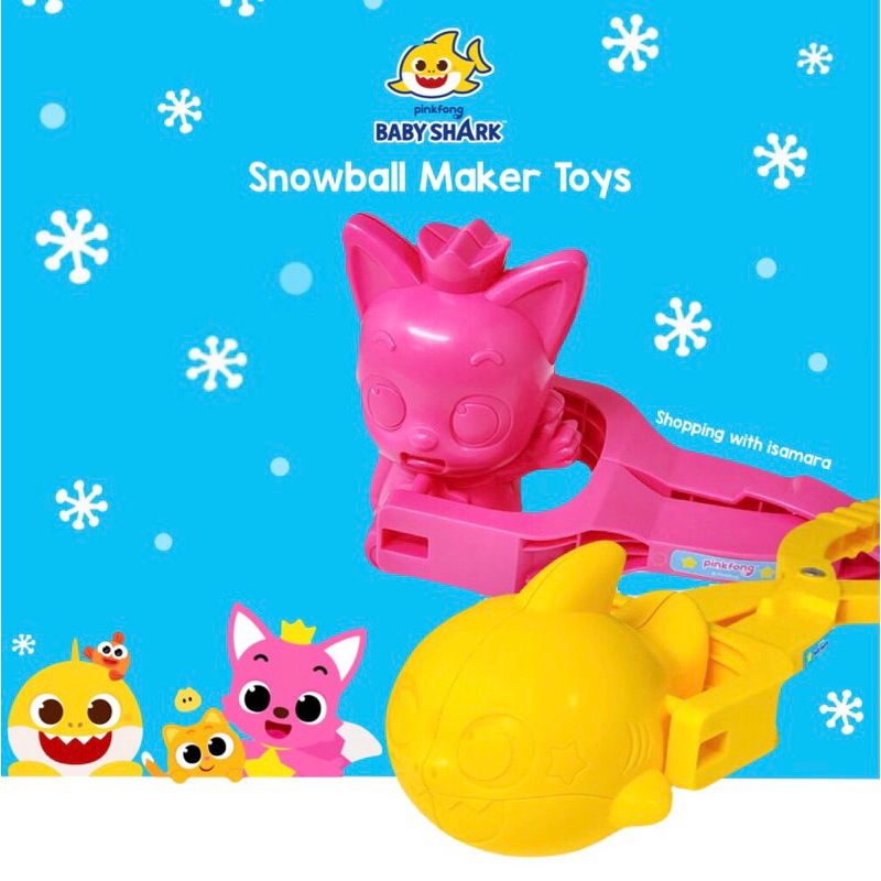 Pinkfong Baby Shark Snowball Maker Toy / Mainan Cetakan