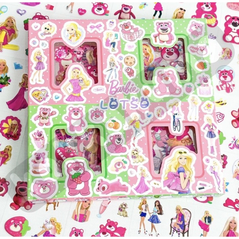 

Sticker Anak Barbie X Lotso Isi 100Pcs Stikcer Karakter Barbie X Lotso