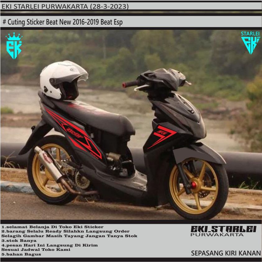 CUTTING STRIPING BEAT FI VARIARI STICKER BEAT 2013-2015 LIST BIDY BEAT STICKER MOTIF TRASPARAN SIMPE