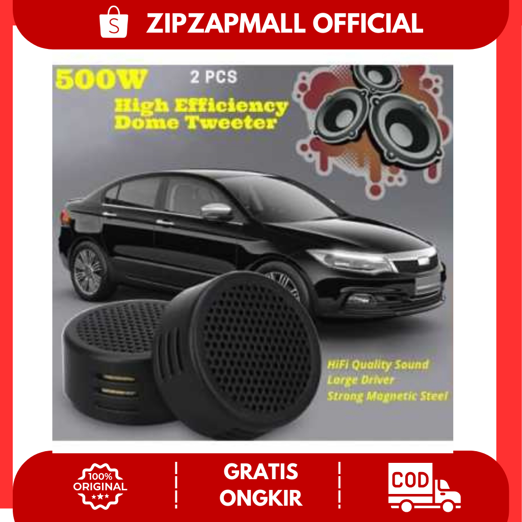 Speaker Mini Dome Tweeter Mobil HiFi 500W 2 PCS / Speaker Spiker Loudspeaker Salon Tweeter Tweter Tu