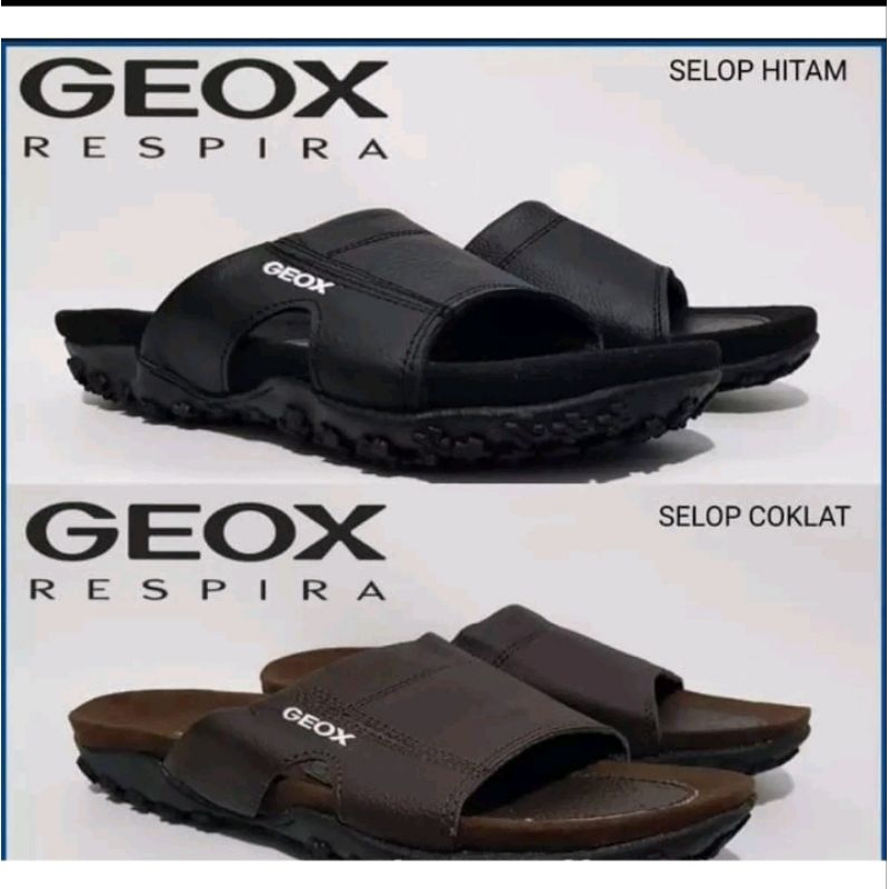 SANDAL SELOP GEOX RESPIRA KULIT