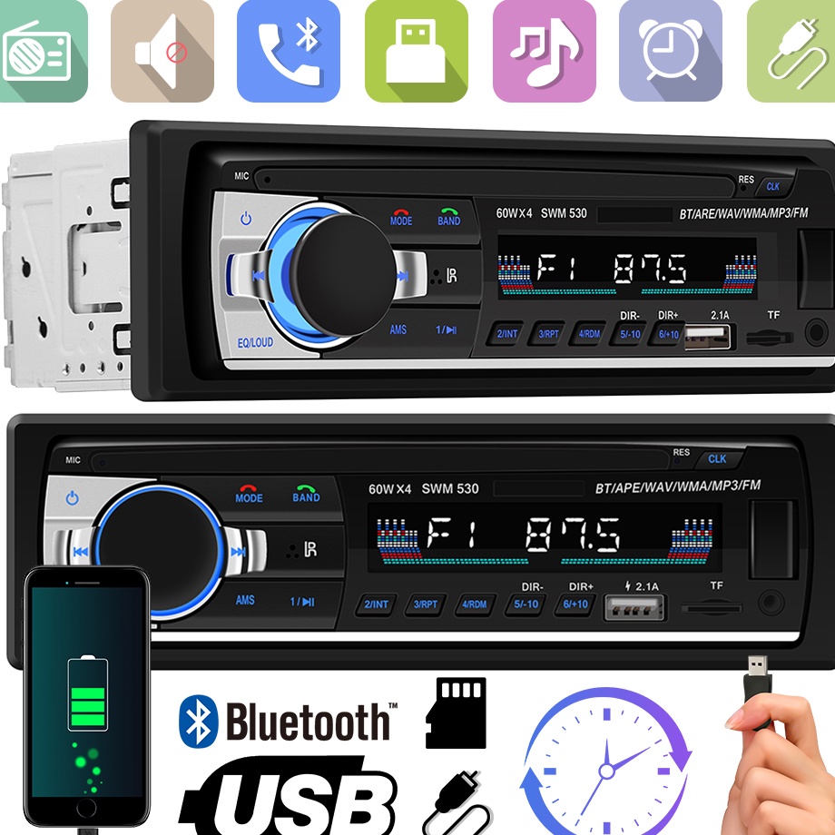 J Tape mobil bluetooth tape jvc mobil tep mobil usb bluetooth terbaru Bluetooth MP3 Player FM Audio 