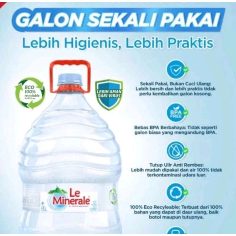 

INSTAN Le mineral 15L(galon+air)