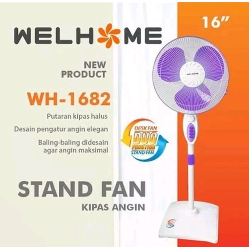 Kipas Angin Welhome WH 1682