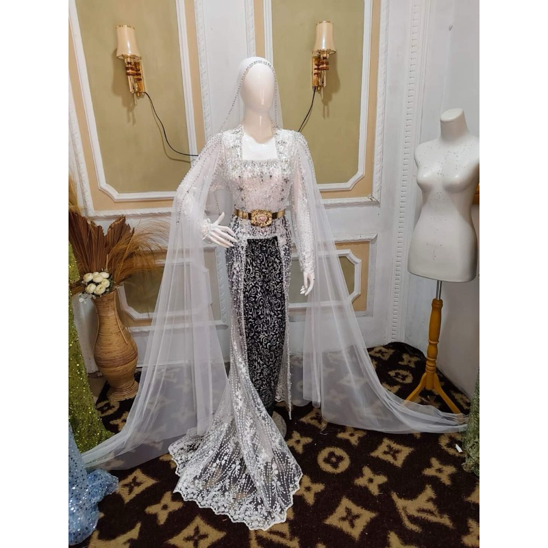 kebaya ekor kutubaru kutu baru modern jumbo