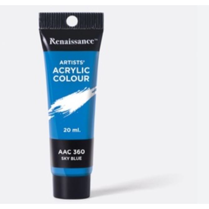 

[Renaissance] Artist Acrylic Colour - Sky Blue 20ml