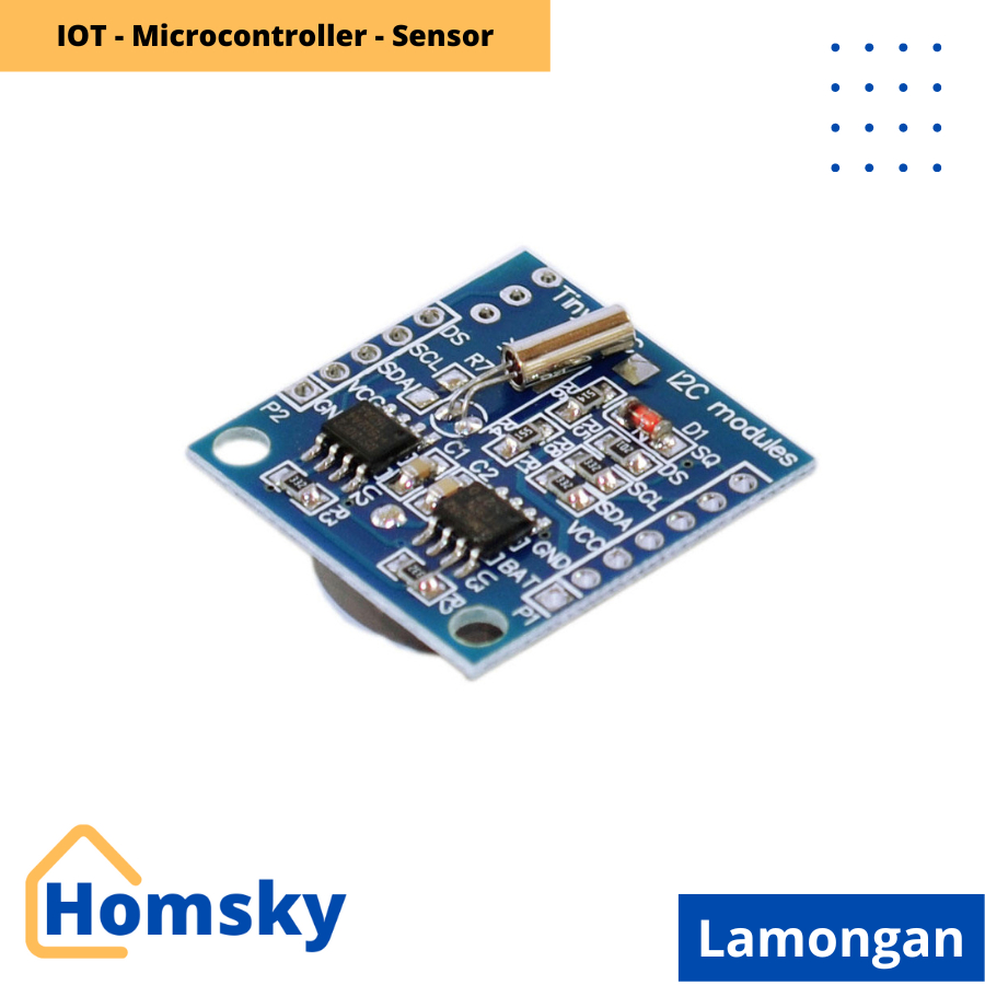 Module Tiny RTC DS1307 I2C Real Time Clock Include Battery 24C32 32K EEPROM IOT Arduino ESP8266 - Ho