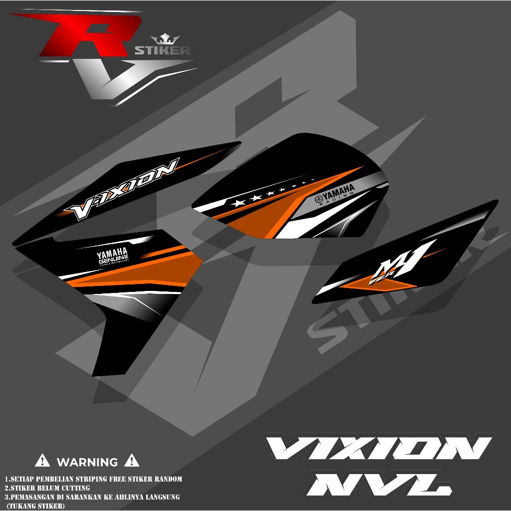STRIPING/STIKER VIXION NVL/STRIPING NEW VIXION LIGHTING/VIXION NEW