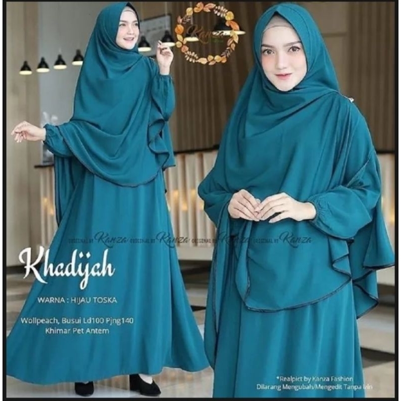 KHADIJAH GAMIS | GAMIS SET KHIMAR | GAMIS SYAR'I | GAMIS BUSUI FRIENDLY