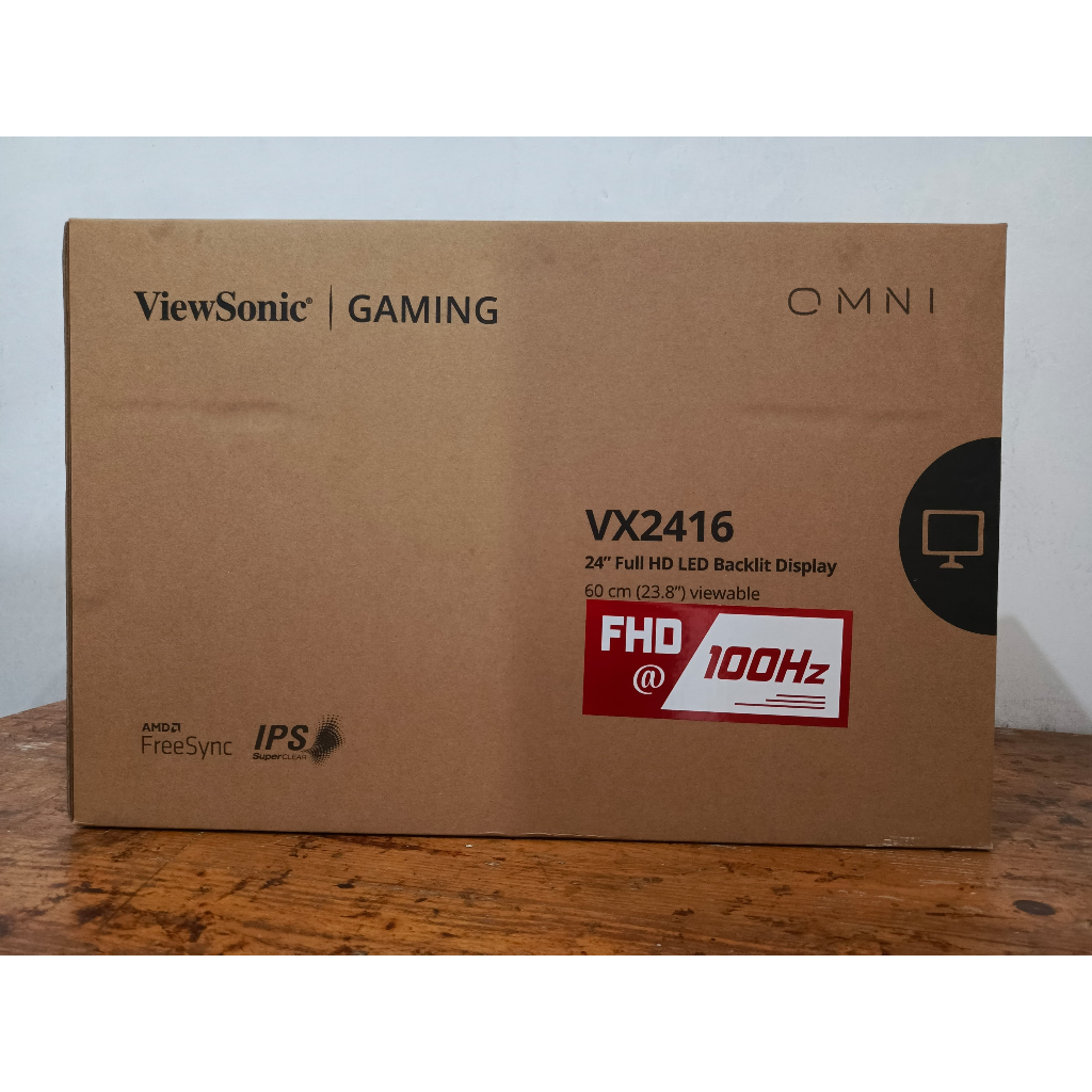 ViewSonic VX2416 24" FHD IPS 100Hz DP HDMI Gaming Monitor