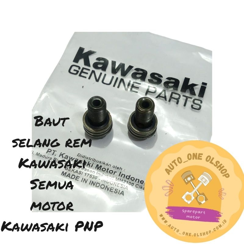 baut selang rem depan kawasaki ninja r ninja rr ninja s ninja 250 karbu/ fi kaze attelete