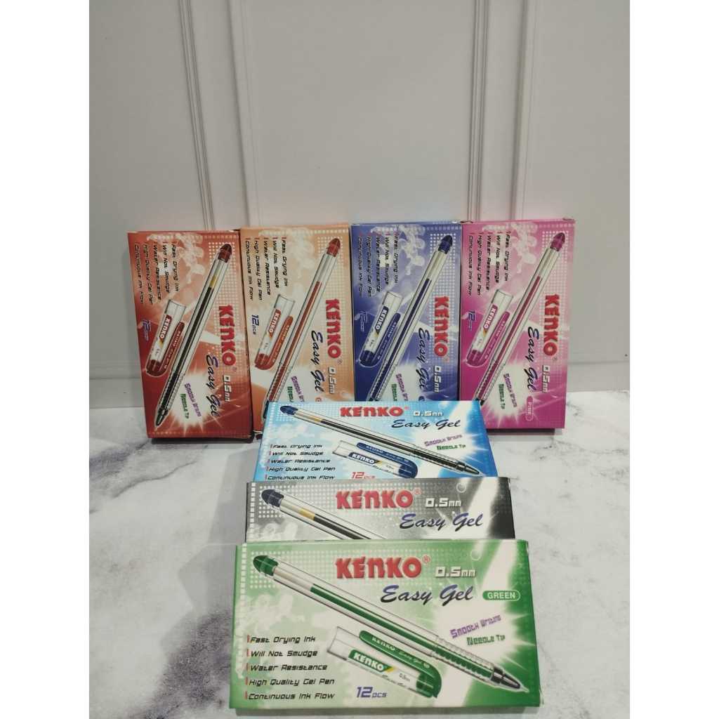 

(Per Kotak) Pulpen Kenko Easy Gel 0.5mm