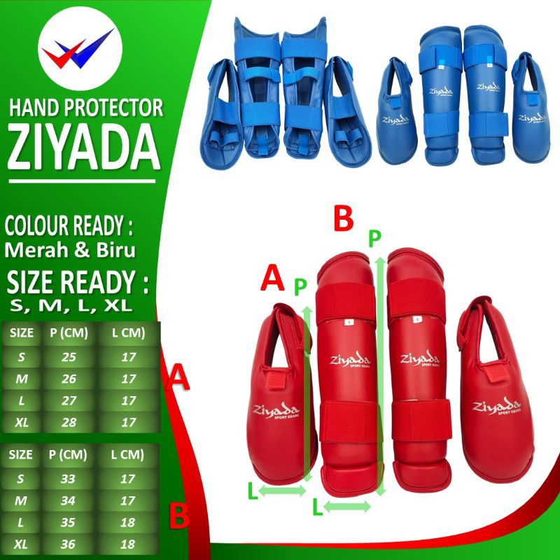 Foot Protector Karate Dekker pelindung kaki ziyada