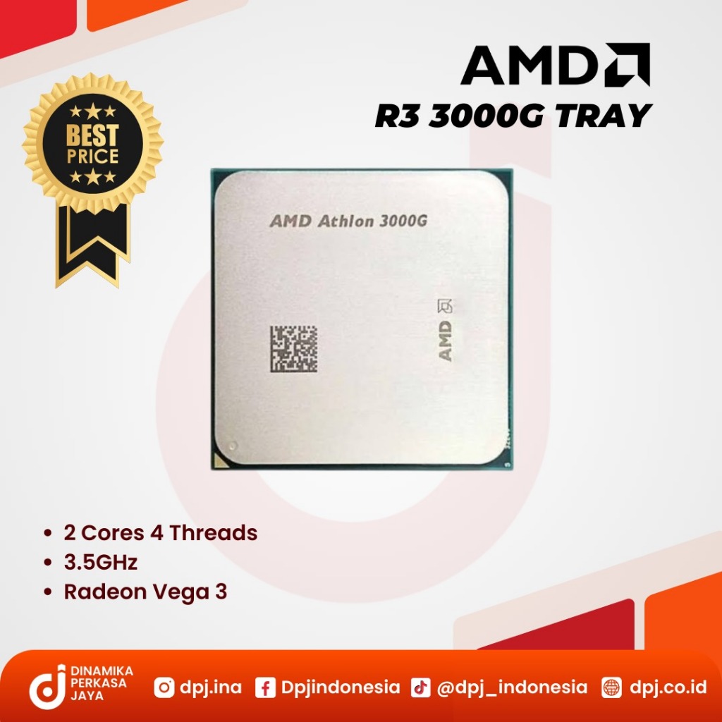 PROCESSOR AMD RYZEN 7 5700X R5 5600G R5 5500 R5 4600G R3 3000G tray