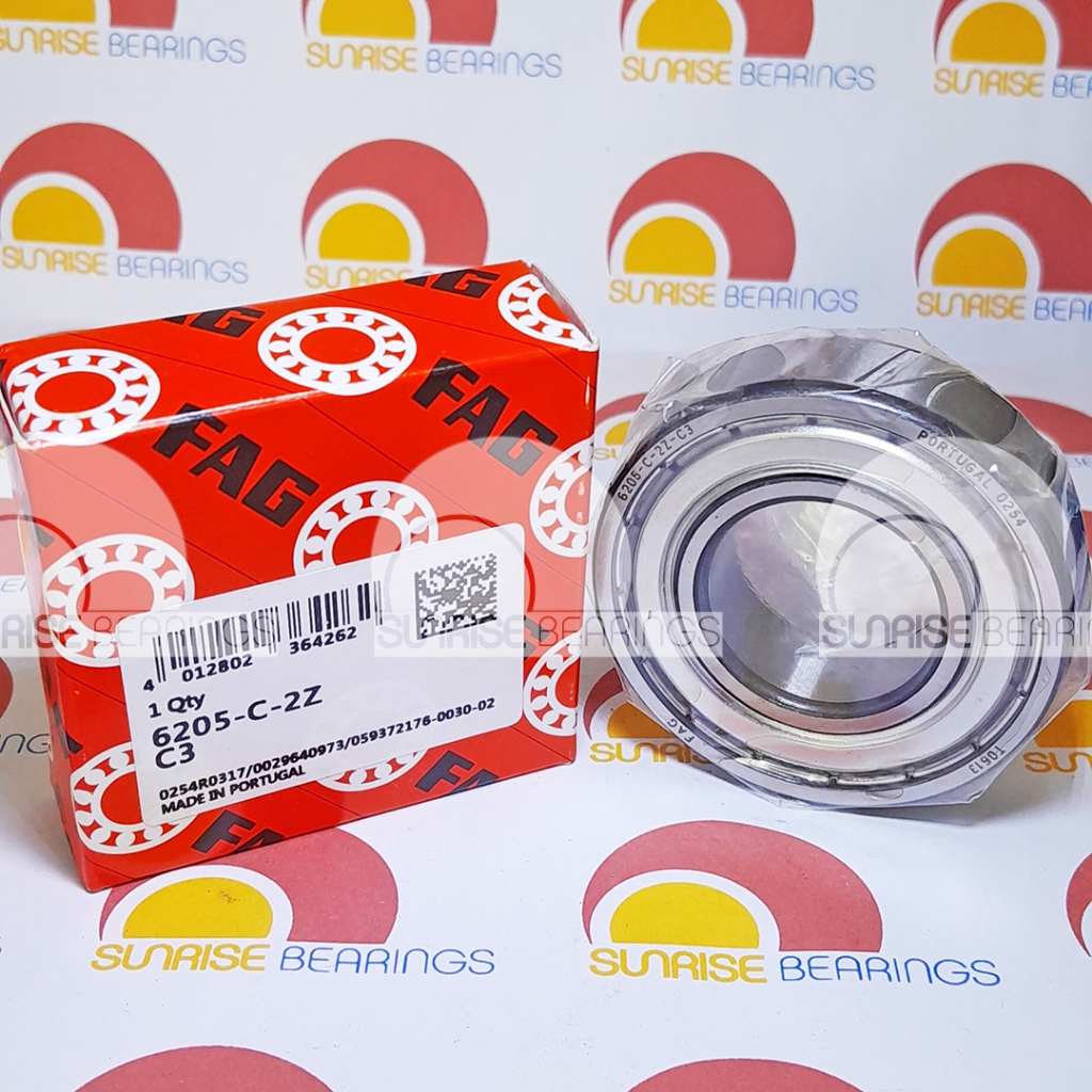 Deep Groove Ball Bearing FAG 6205 C 2Z C3