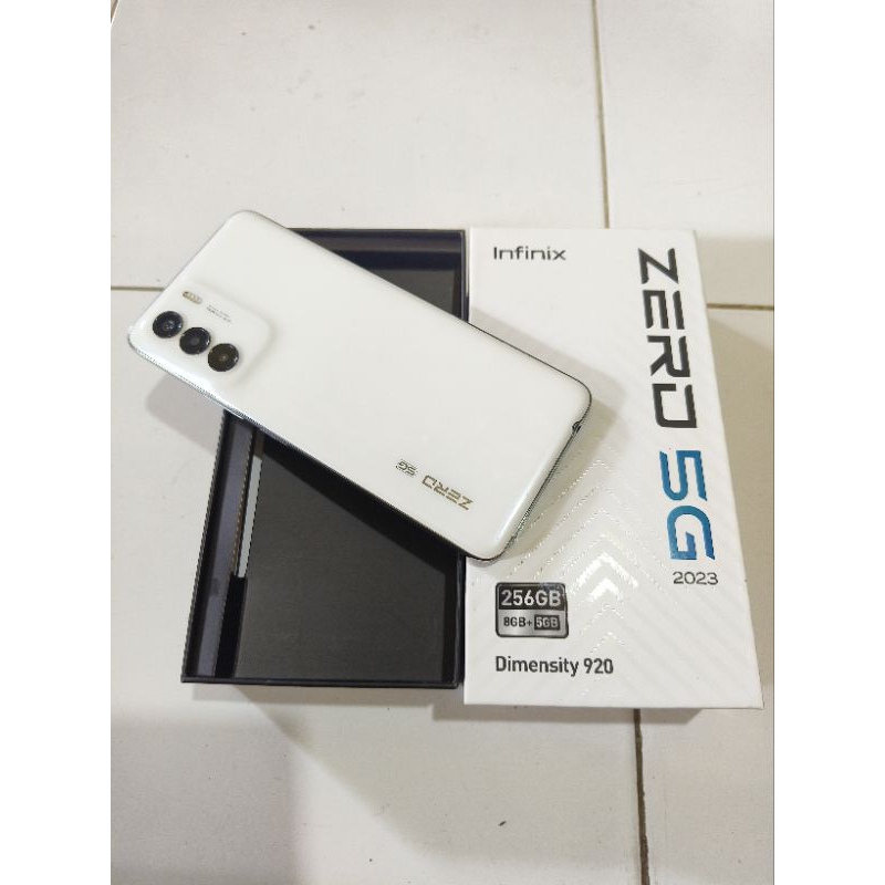 infinix zero 5g 2023 8/256 second lengkap normal