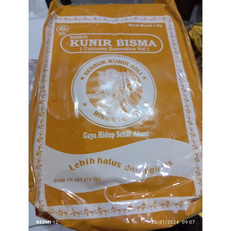 

Kunyit Bubuk Bisma 1KG Super Halus