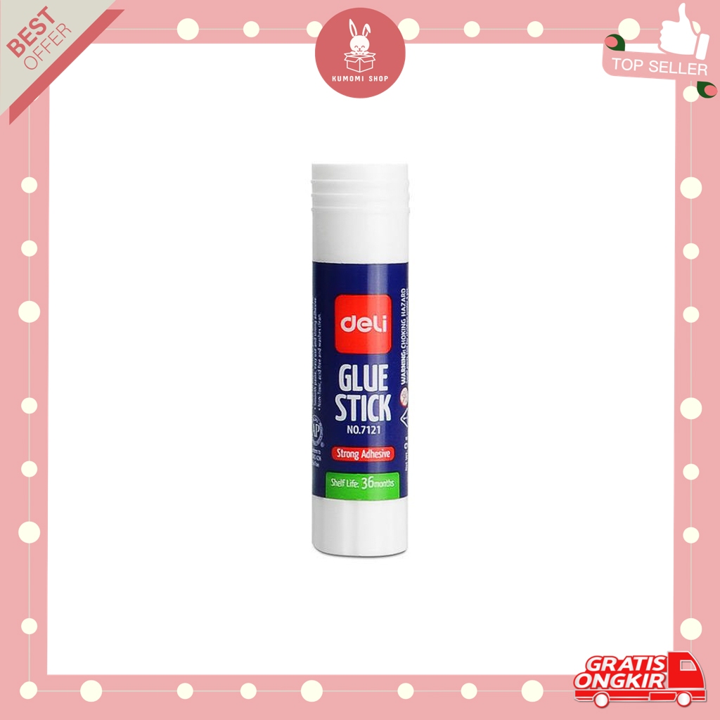 

KUMOMI - Lem Deli Glue 36g / Glue Stick / Lem Kertas / Perlengkapan Kantor / Perlengkapan Sekolah / Perekat