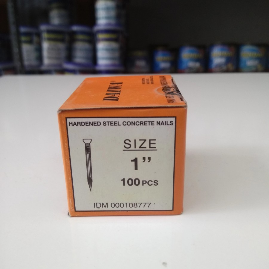 Paku Beton Daiwa / Daiken 2.5 cm 1 inch , Paku Beton Kuning