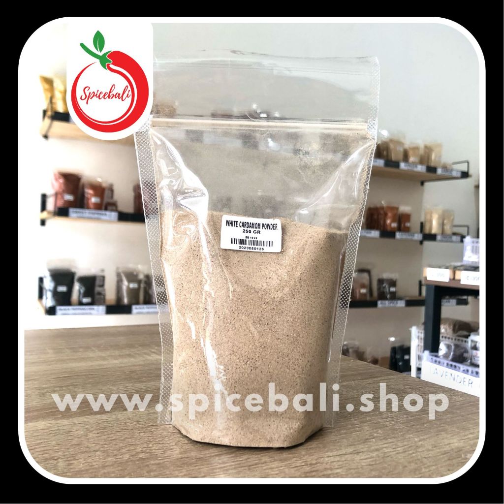 

Bubuk Kapulaga Asli 250 gr / Pure Cardamom Powder 250 gr / Cardamom Ground / White Cardamom Powder / Kapulaga Putih Bubuk