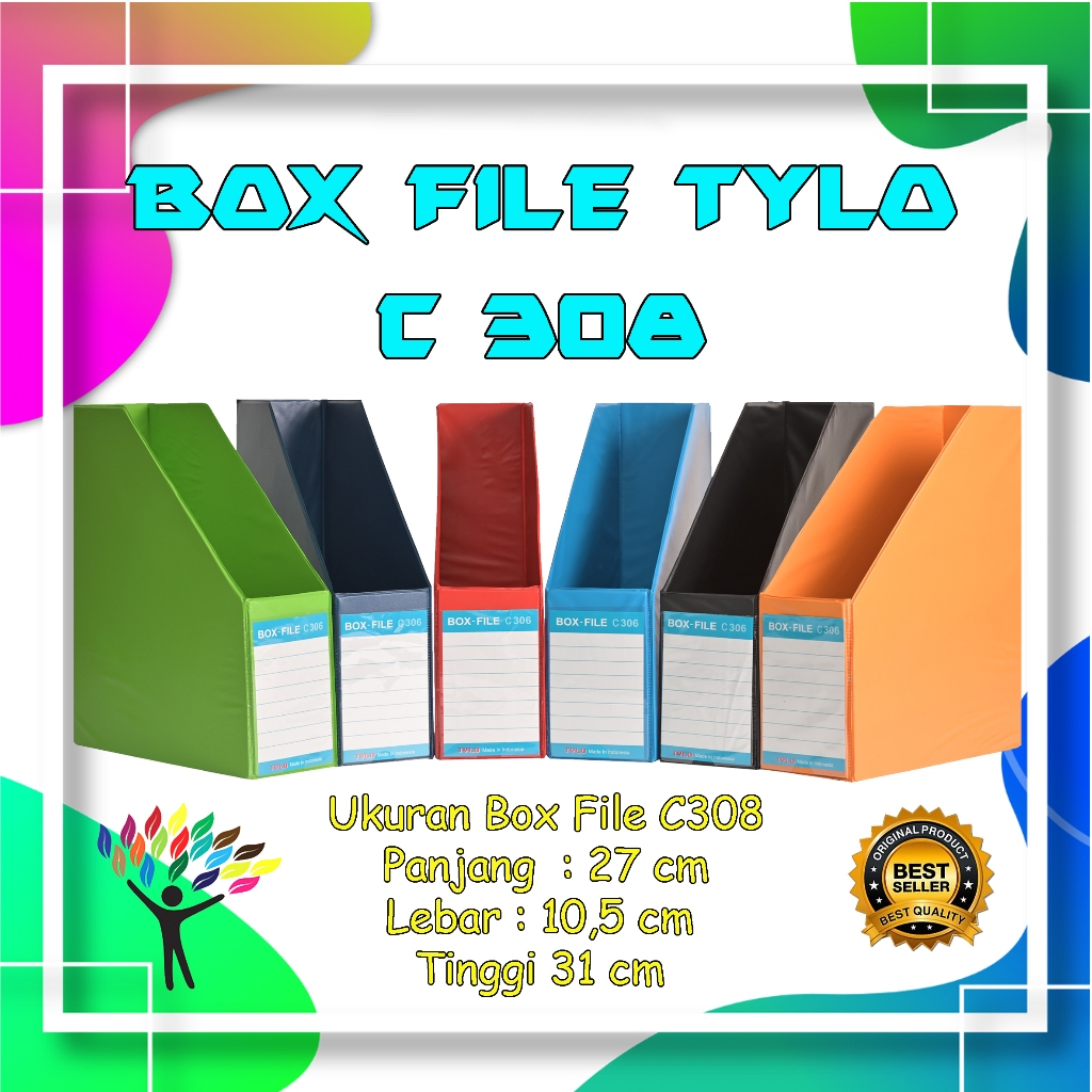 

Box File-Tylo C308/tempat file/tempat dokumen/tempat buku/majalah HighQuality.