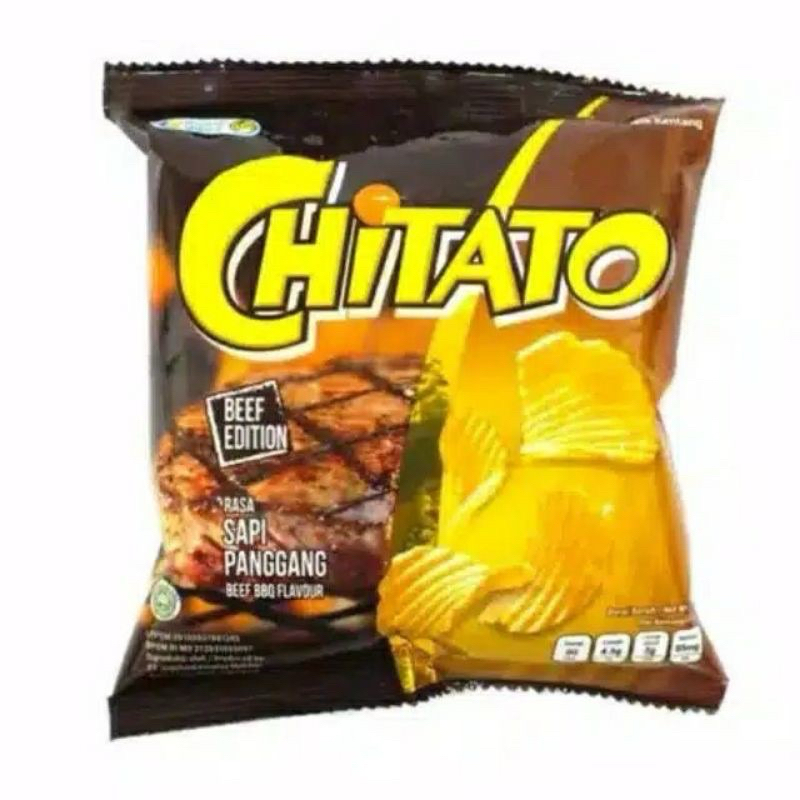 

Chitato rasa sapi panggang potato chips 68gr