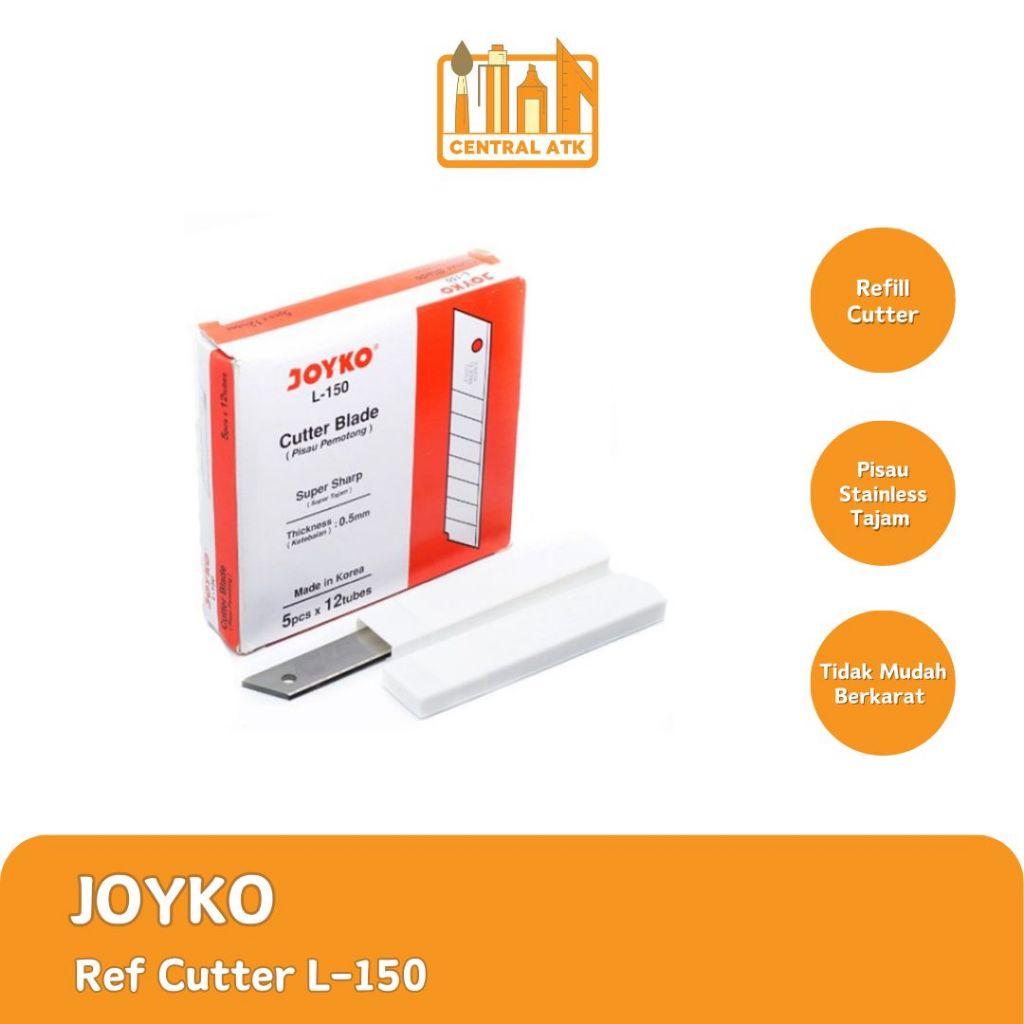 

REFFIL REFILL ISI CUTTER BESAR JOYKO L-150 (1PCS)