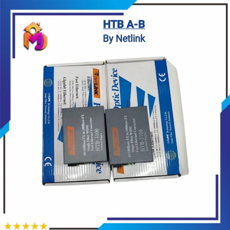 FIBER OPTIC MEDIA CONVERTER NETLINK HTB-3100