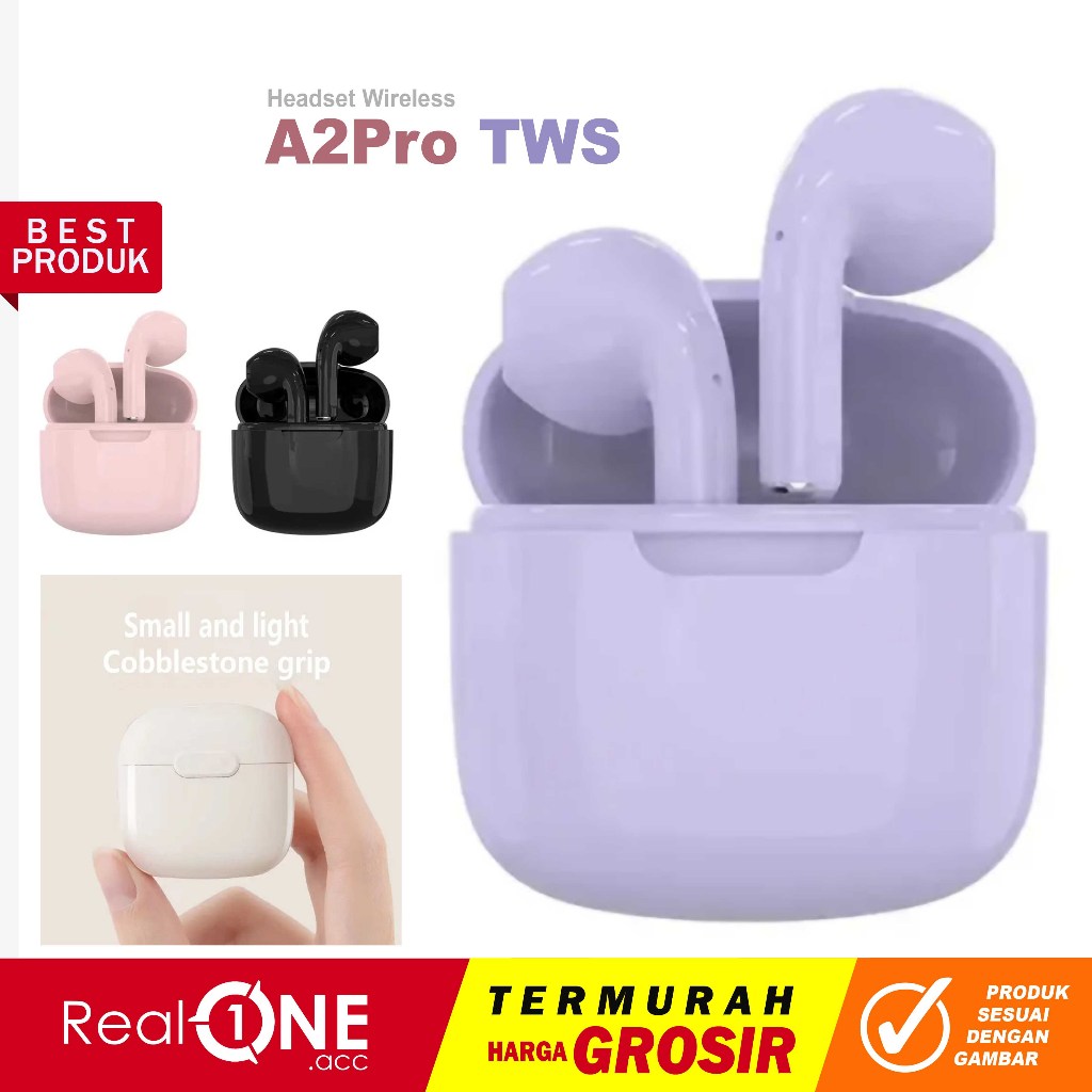Headset Wireless TWS A2Pro Bluetooth Earphone Mini Earbuds Earphone Mini Handsfree support ios andro