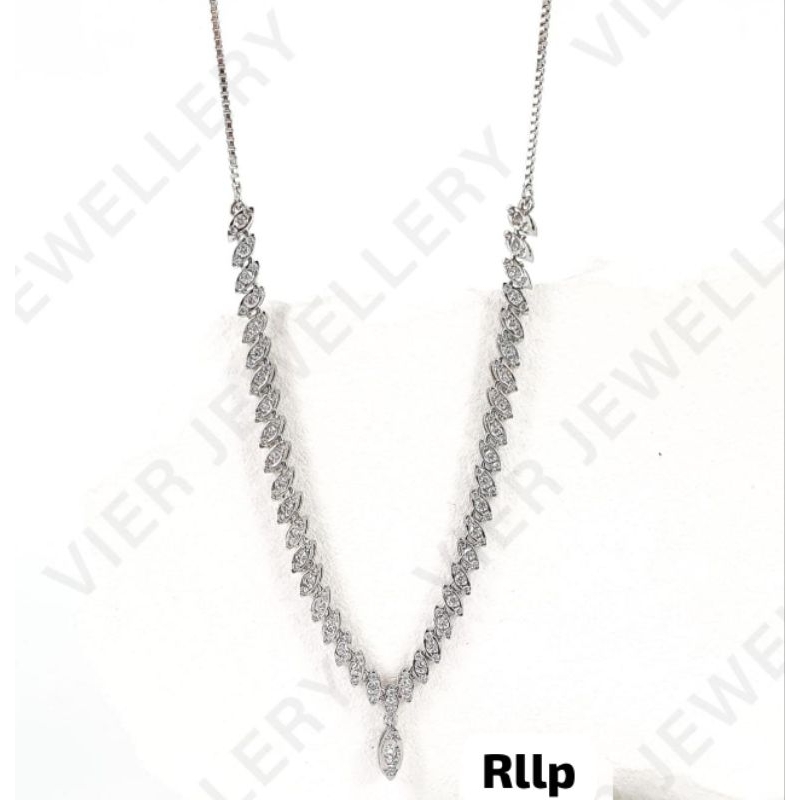 Kalung Replika Berlian Model Tura padi, anti karat, cocok dipake Kondangan