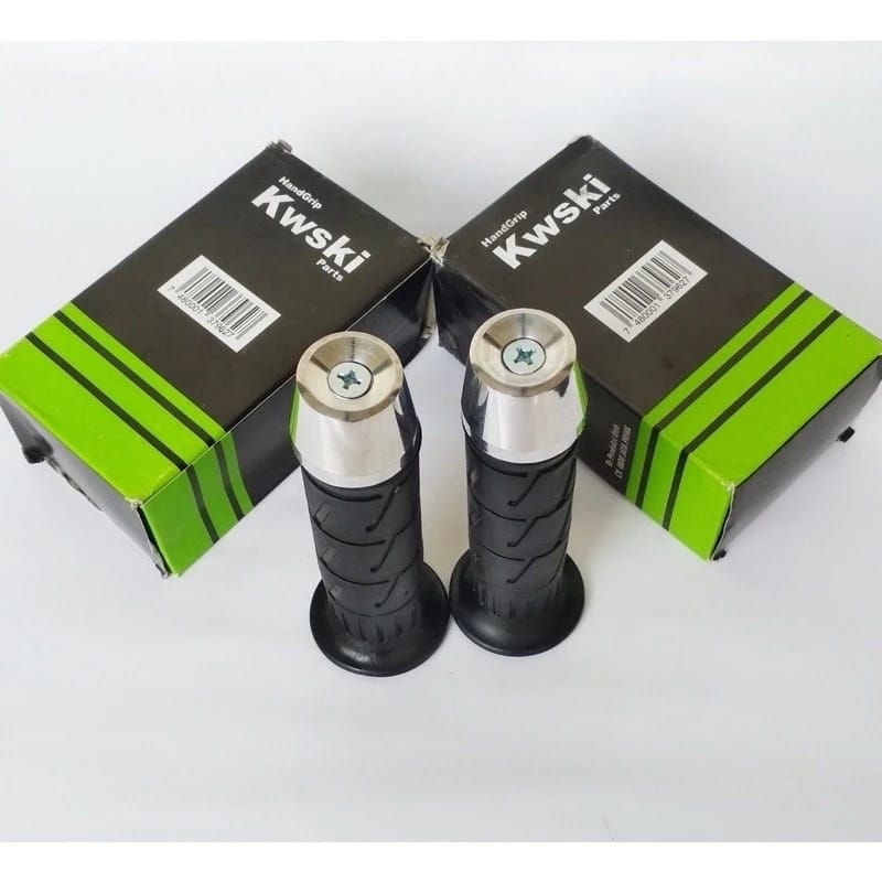 Paket hemat Handgrip Kawasaki plus jalu stang pcx chrome grip kwski + jalu stang pcx grip kaze plus 