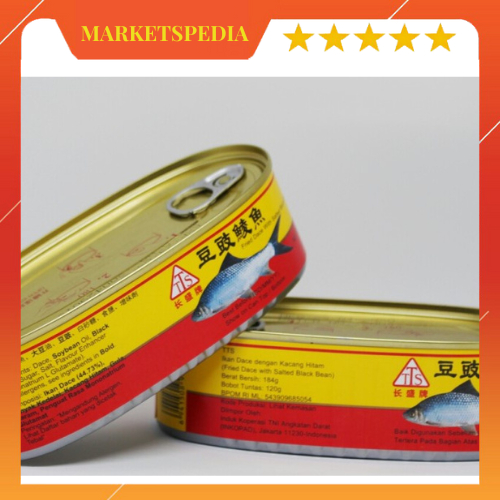 

TTS Fried Dace with Salted Black Beans / Ikan Tausi Kaleng 184 gr