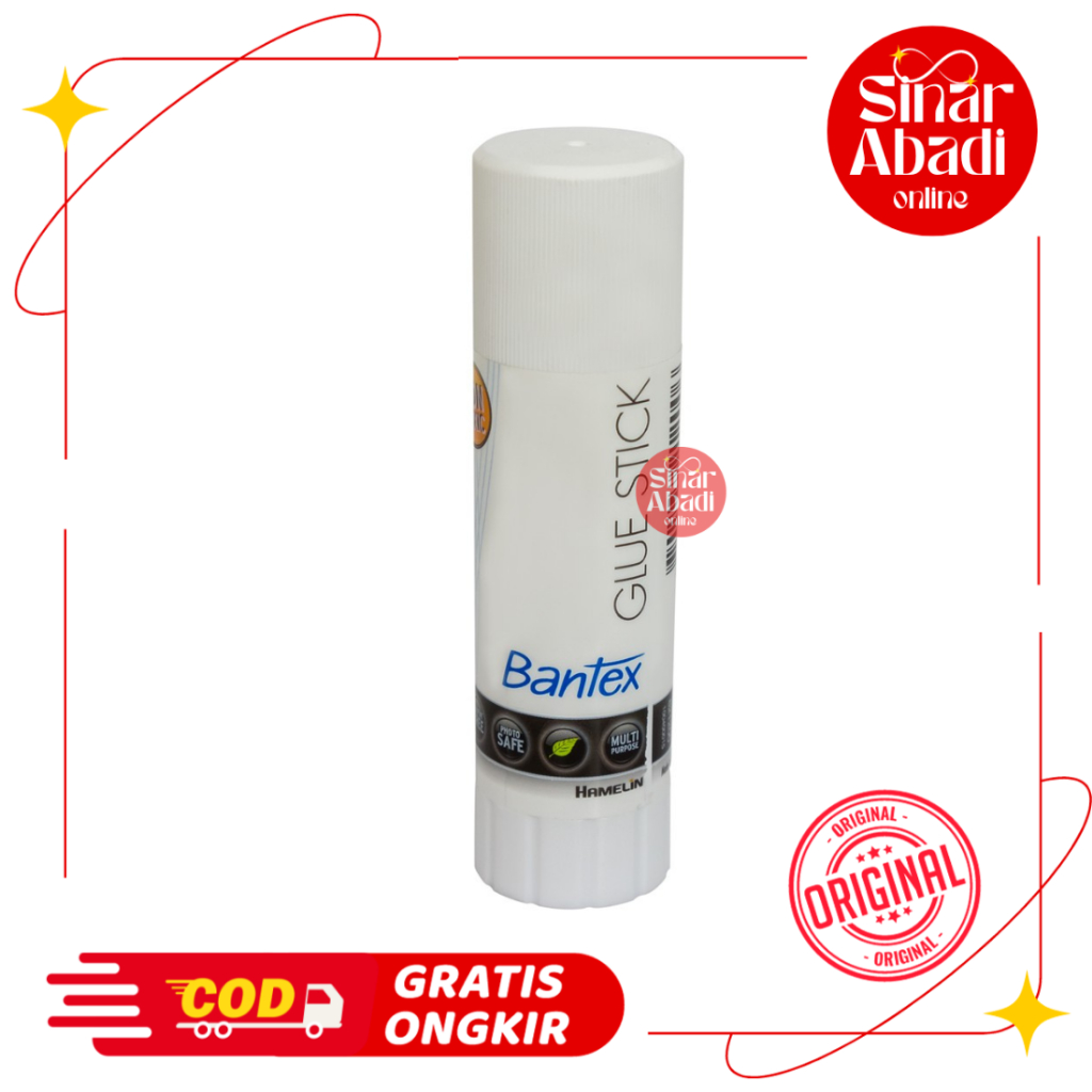 

LEM KERTAS STIK / GLUE STICK BANTEX 35 GRAM