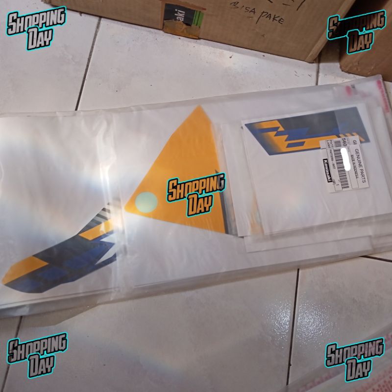 Sticker stiker decal full bodi klx 150 bf se Xtreme biru 2018 ORIGINAL