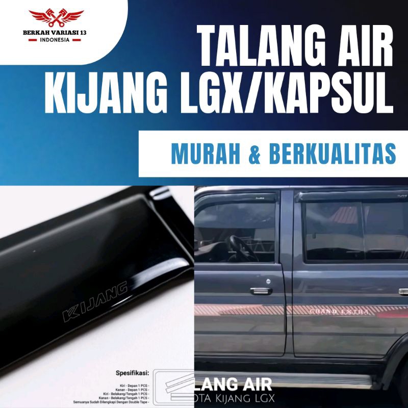 Talang Air Kijang LGX / Kapsul 1997 – 2003 Model Slim 4 Pintu