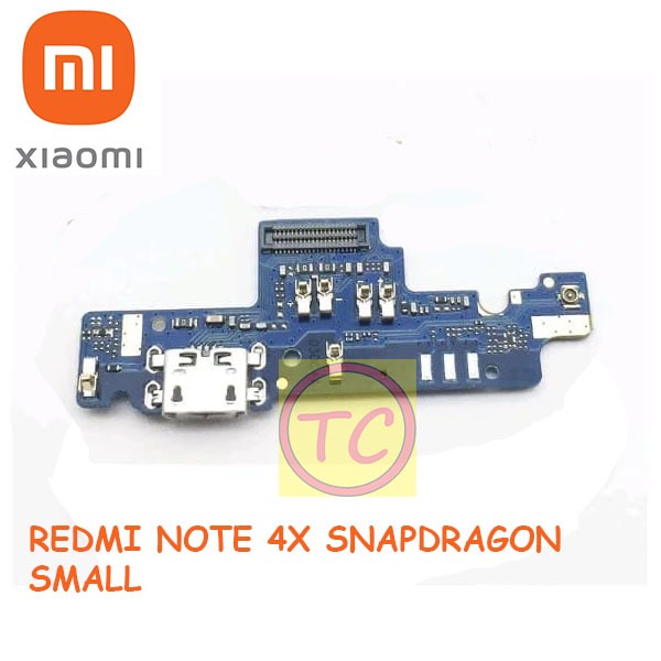 Papan Board Konektor Cas Xiaomi redmi note 4x snapdragon small mic