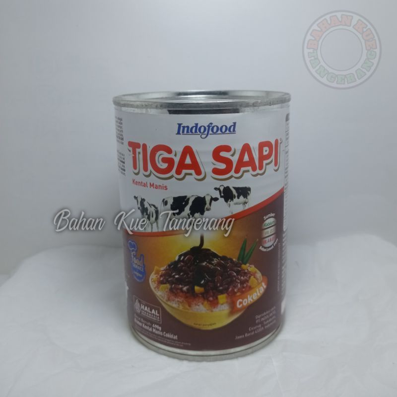 

Susu Tiga Sapi Cokelat 490g / kental manis Tiga sapi cokelat