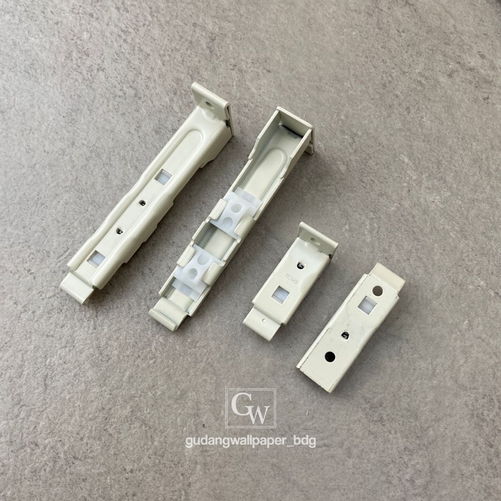 Bracket Aksesoris Kaki REL TOSO Gorden Premium JAPAN BRAND Putih ECO Bracket Single Double Dinding P