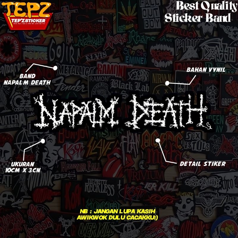 

STIKER STICKER (BAND NAPALM DEATH) STIKER BAND|STIKER METAL|STIKER TUMBLR|STIKER AESTHETIC