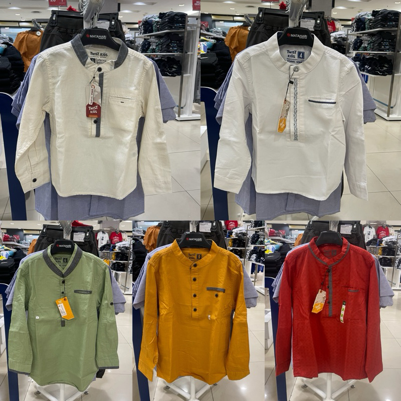 TWIST KIDS - SALE Kemeja Anak Laki-Laki (4-14 Tahun)