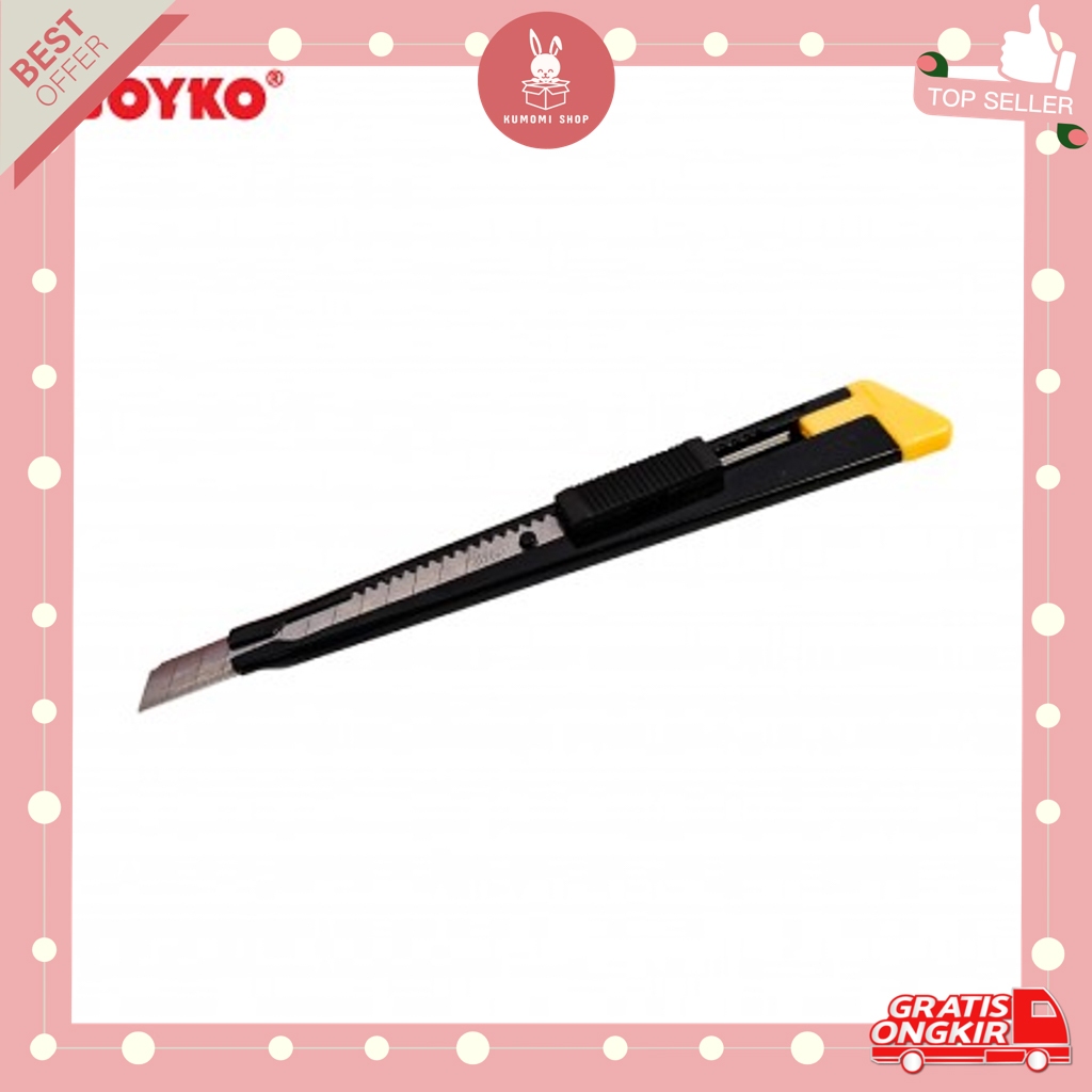 

KUMOMI - Cutter Joyko K-200 Kecil / Auto Lock Cutting Paper / Silet Pemotong / Perlengkapan Kantor / Perlengkapan Dekorasi / Perlengkapan Sekolah